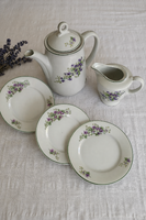 Rosenthal Continental porcelán készlet – kávékiöntő, tejkiöntő, 3 tányér