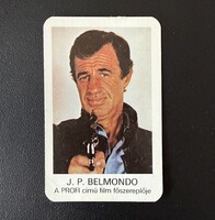 MOKÉP - J. P. Belmondo A Profi című film főszereplője kártyanaptár 1983