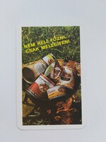 NAGYKŐRÖSI KONZERVGYÁR 1977. évi kártyanaptár