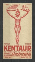 1920.- 1 db - számolócédula - KENTAUR