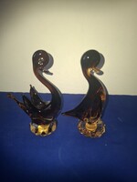 MURANO-i üveg kacsa pár