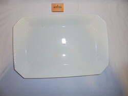 MZ Altrohlau gyöngyözött porcelán, nagy méretű pecsenyés, sültes tál - erősített aljú