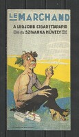 1920.- 1 db - számolócédula - leMARCHAND - cigarettapapír
