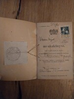 Munkakönyv 1920-ból, írógép műszerész munkakönyv és egy munkáltatói igazolás 1926