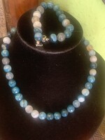 ACHAT nyakék+karkötő együtt