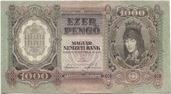 1000 pengő 1943 Szálasi 3.