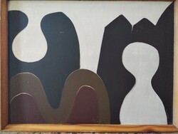 Fekete János "Szakítás" olajfestmény