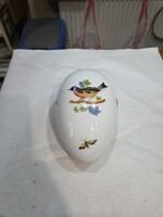 Nagyméretű Ó-herendi porcelán tojás