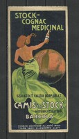 1920.- 1 db - számolócédula  - Medicinal Cognac- Budapest