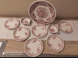 Villeroy & Boch "Valeria" Bordó Porcelán Készlet – Kifogástalan Állapot ​Gyűjtői ritkaság és elegáns