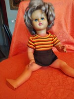 Régi baba 46 cm jelett