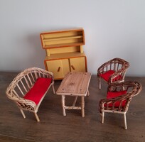 Retro játék babaszoba bútor