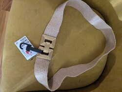 H&M Női juta anyagú nyári öv , új, cimkés