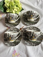 Vintage teáscsésze és csészealj a Myott Staffordshire "Royal Mail"