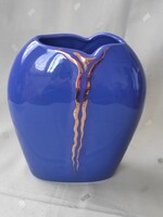 Kék reklám kerámia váza – Kurt Koller Kugellager