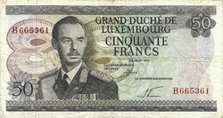 50 frank francs 1972 Luxemburg Le ministre des finances