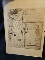 Kondor Béla Nagy madár offszet nyomat