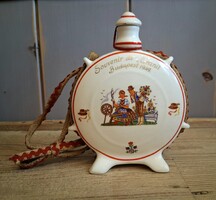 Souvenir de "Granit" - Régi Gránit kerámia kulacs, 1949