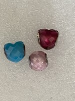 Pandora faceted glass charms
