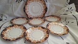 Angol Royal Albert crown süteményes készlet