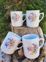 Zsolnay porcelán_4 db-os szoknyás bögre szett