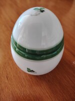 Herendi petrezselyem mintás porcelán tojás