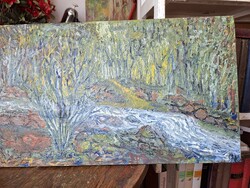 JÁK PÉTER 2025 o/v 55X35 cm "CUHA"