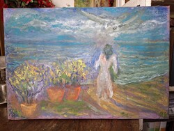 JÁK PÉTER 2025 o/v 51X35 cm "PÉNELOPÉ"