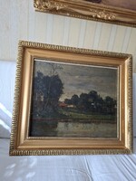 Szüle Péter: Szolnoki táj /áresés!