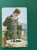 Kártyanaptár 1982. Boldog új évet kíván a Vas megyei képényseprő és Tüzeléstechnikai Vállalat