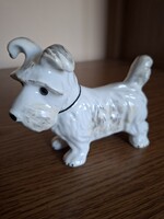 Alba Julia porcelán terrier kutya. Hibátlan. Jelzett