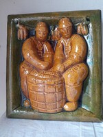 Retroi falikerámia "Kukoricafosztók" szép állapot