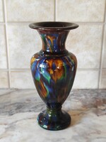 Ifj Badár Balázs népi szecessziós kerámia váza Mezőtúr