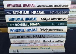 Bohumil Hrabal 10 könyve 8500.-Ft