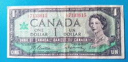 1967 évi 1 Kanadai Dollár