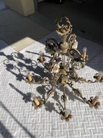 Barokk bronz csillár / 8 karú