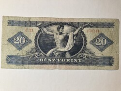 Népköztársaság (1949-1989) SZAKADT 20 Forint bankjegy 1980 C 23