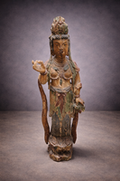 Ázsiai-Keleti Buddha fa szobor