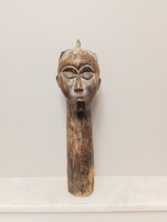 Afrikai szobor antik fa fej Fang népcsoport Gabon 347 6509
