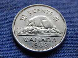 Kanada 5 Cent 1963