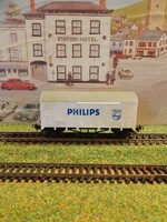 Vasútmodell H0 tehervagon philips
