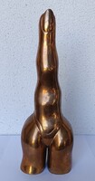 Ef Zámbó István (1950-): Tangás Torzó / Bronz Szobor