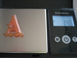 Retro "A" betű bross