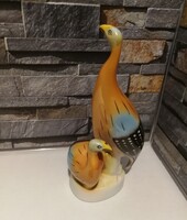 Hollóházi porcelán gyöngytyúk páros!