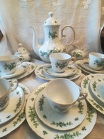 Seltmann Weiden Bavaria porcelán kávés készlet+reggeliző tányér