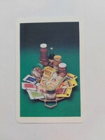 ÉLELMISZER ÉS VEGYI ÁRU KERESKEDELMI VÁLLALATOK 1983. évi kártyanaptár