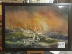 HORVÁTH TAMÁS Viharban a tengeren B156.