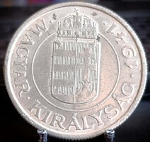 Magyarország 2 Pengő, 1941 A "2" talpa egyenes D14D3