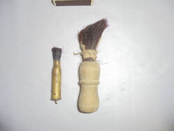 Antik M95 Mannlicher Trench Art katonai kefe, pamacs és békebeli borotvapamacs - együtt