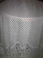 Gyönyörű vintage stílusú széles csipkés függöny